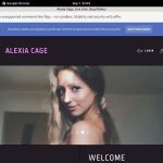 Alexia Cage Subscription