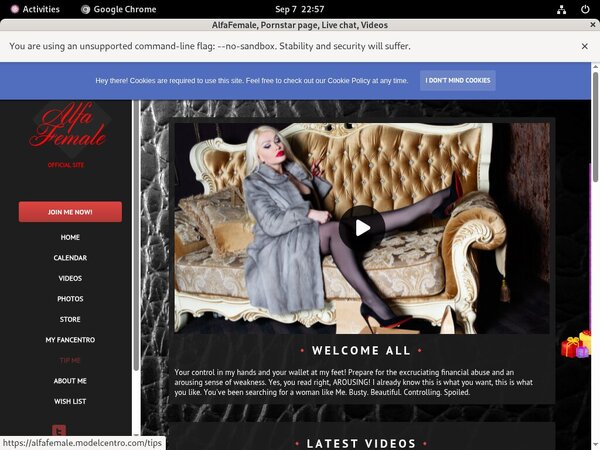 Alfafemale.modelcentro.com With Webbilling.com