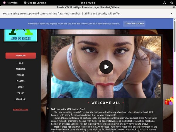 Aussie XXX HookUps Membership Trials