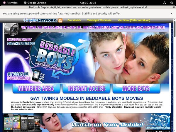 Beddable Boys Pornstars Beddable Boys Pornstars
