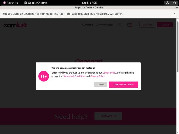 Camlust.com Buy Credit