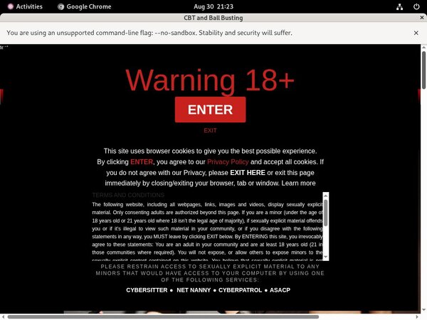 Cbtandballbusting Working Account