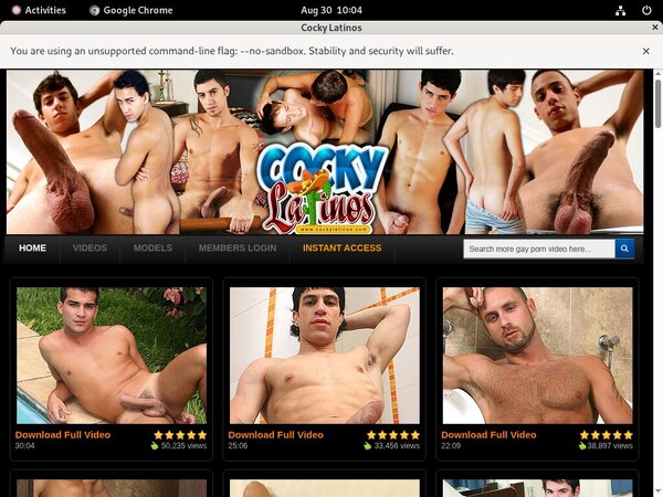 Cocky Latinos Free Trial Discount