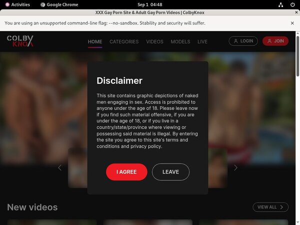 Colbyknox.com Porn Discounts