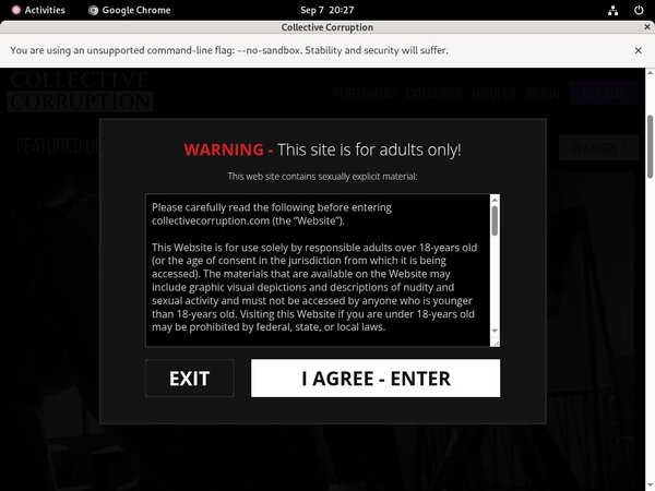 Corruption Collective Sign Up