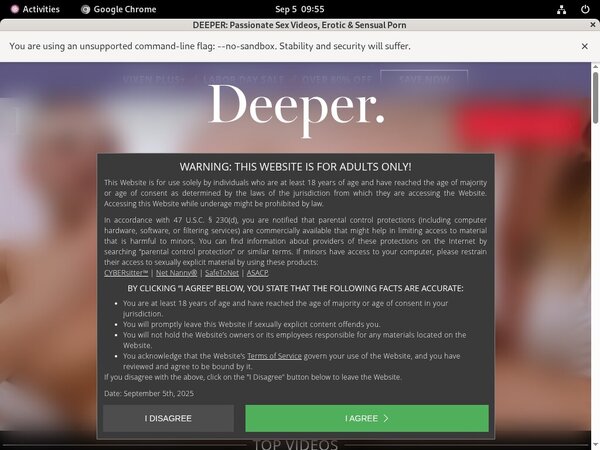 Deeper Free Acount