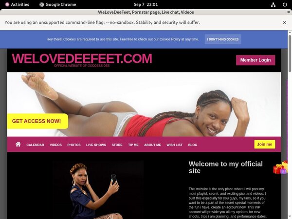 Discount On WeLoveDeeFeet