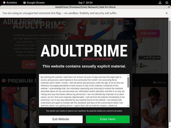 Discounted Adult Prime Gay Membership