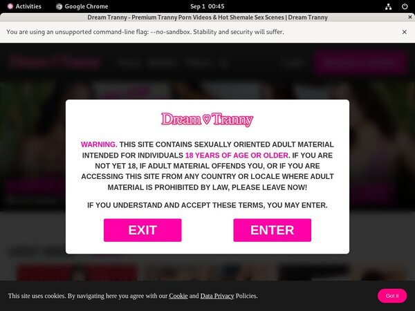 Dreamtranny.com With ECheck