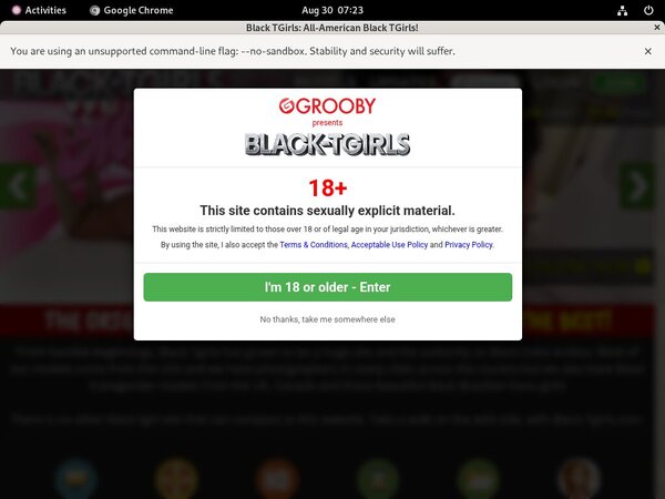 Ebony Black TGirls