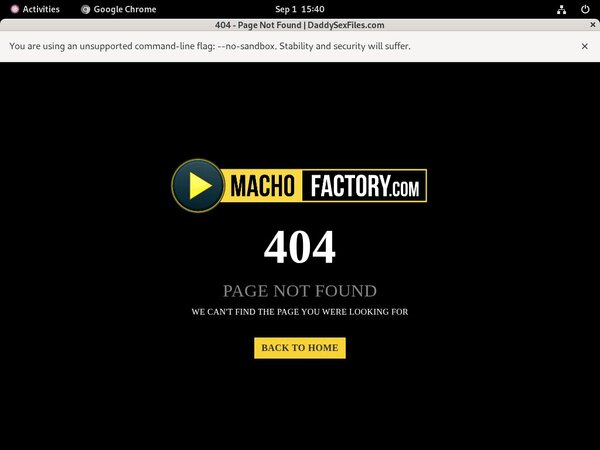 Free Machofactory.com Trials