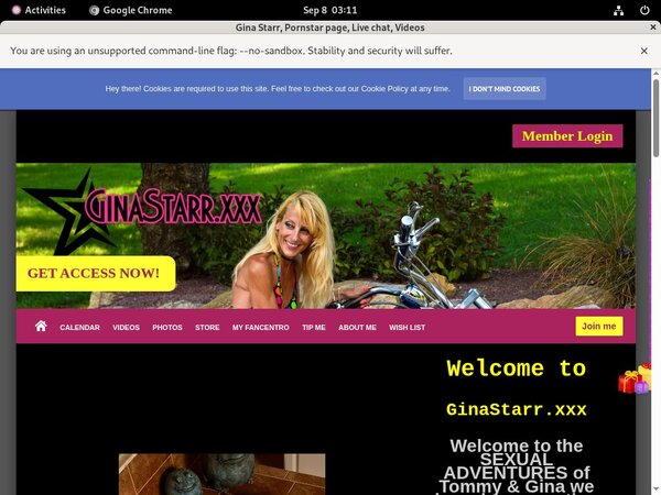 Gina Starr With Bank Pay