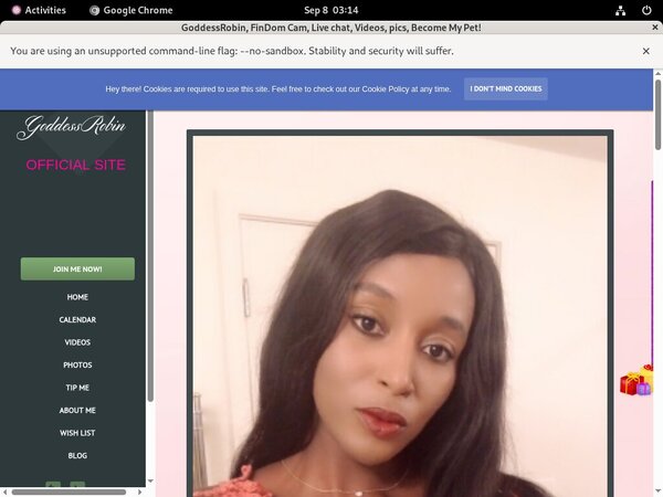 Goddessrobin.modelcentro.net Account