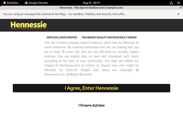 Hennessie Free Ones