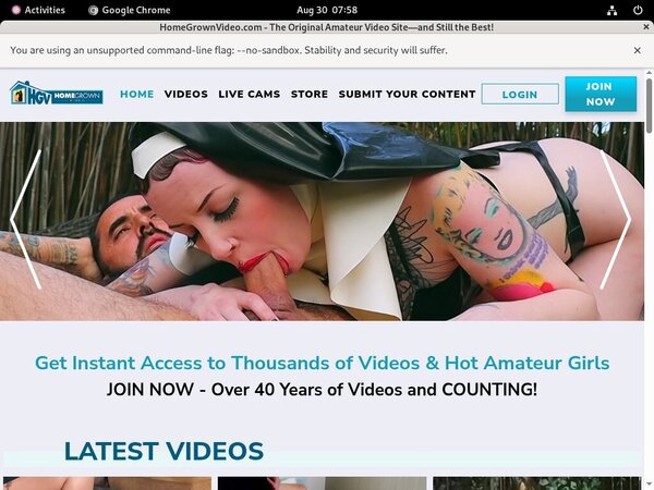 Homegrown Video Paypal Option