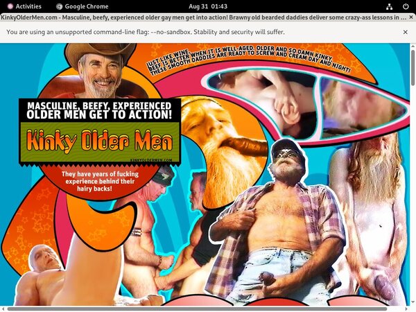 Kinkyoldermen Promo Deal