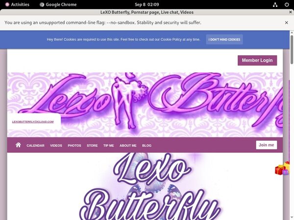 Lexobutterflyxxx.com Parola D'ordine