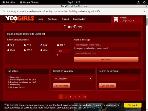 Login Dunefeet For Free