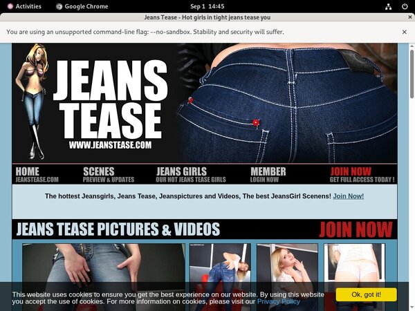 Membership Trial Jeanstease.com