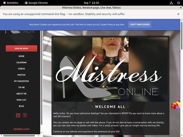 Mistressonline.eu Store