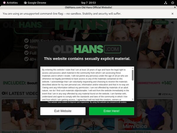 Oldhans.com Hardcore