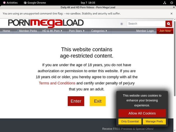 Porn Mega Load Account New