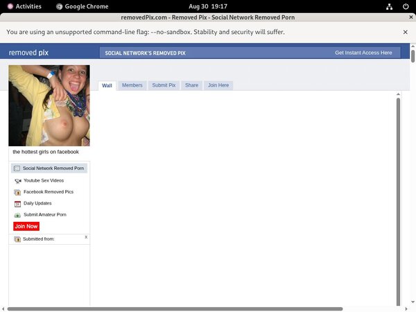 Removed Pix Checkout Page