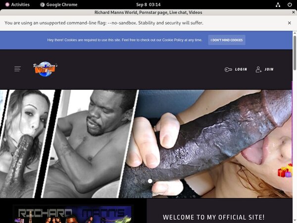 Richardmannsworldlive.modelcentro.com With Mastercard