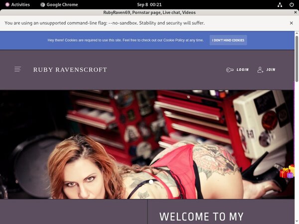 Rubyraven69.modelcentro.com Websites