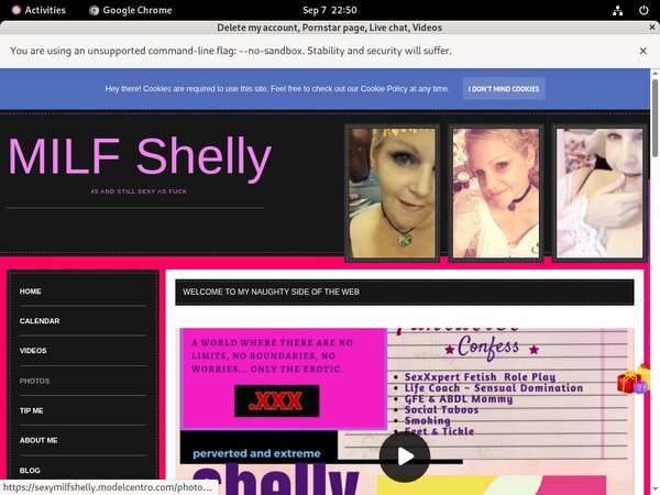 Sexymilfshelly.modelcentro.com Black