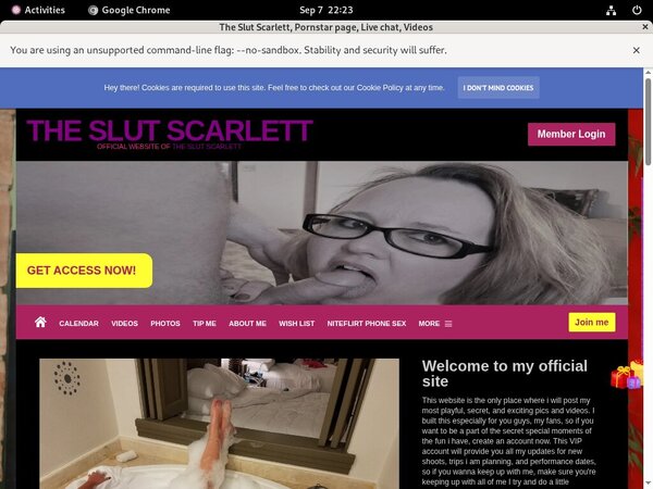 The Slut Scarlett Discount Account