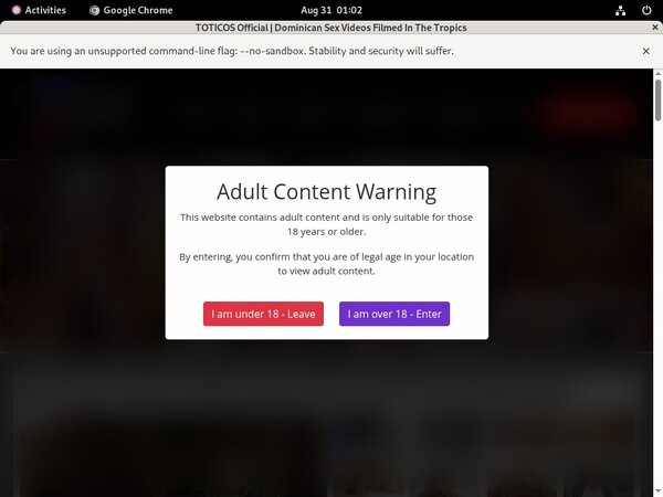 Toticos.com Without Card