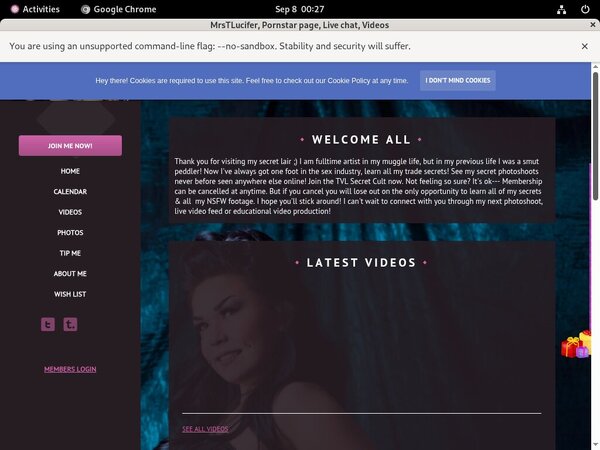 Trixievonlucifer.modelcentro.com Payporn