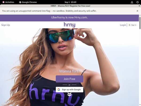 Uberhorny.com Discount Username