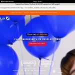 VR Cosplay X Sign Up Page