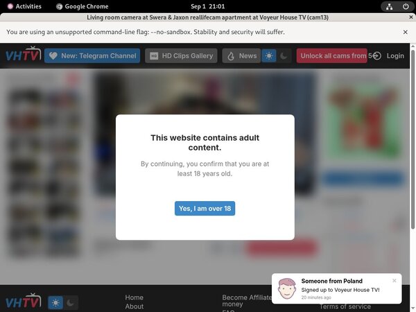 Voyeur-house.tv Password Bugmenot