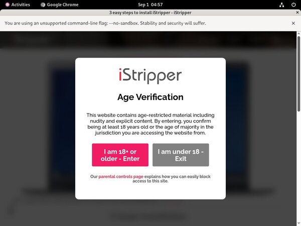 IStripper Daily Passwords