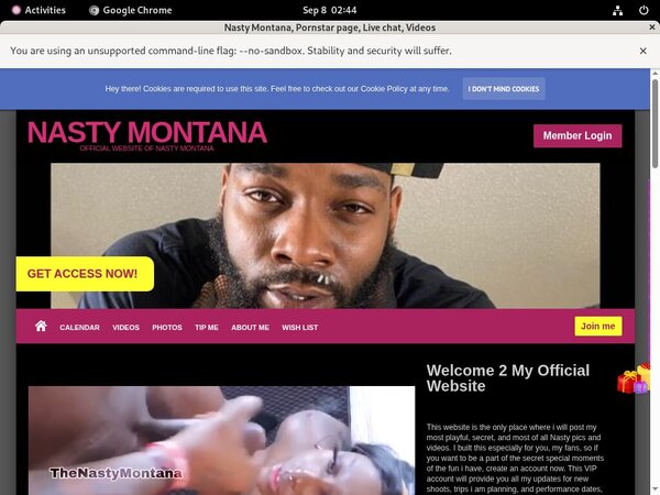 Free Nasty Montana Password Account