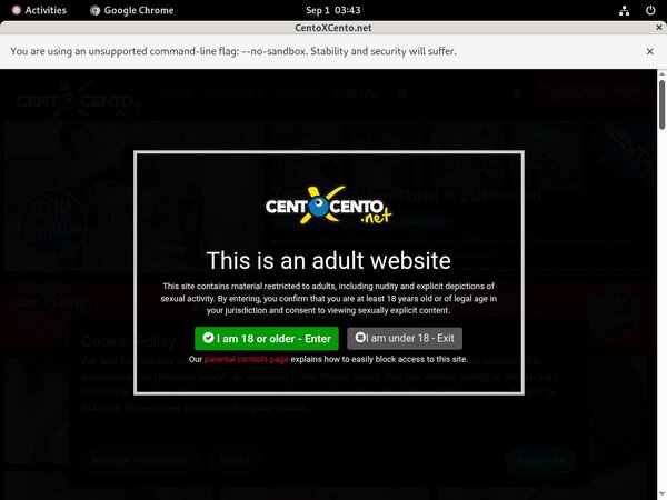 Cento X Cento Site-rip