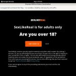 Sexlikereal.com Bezahlen